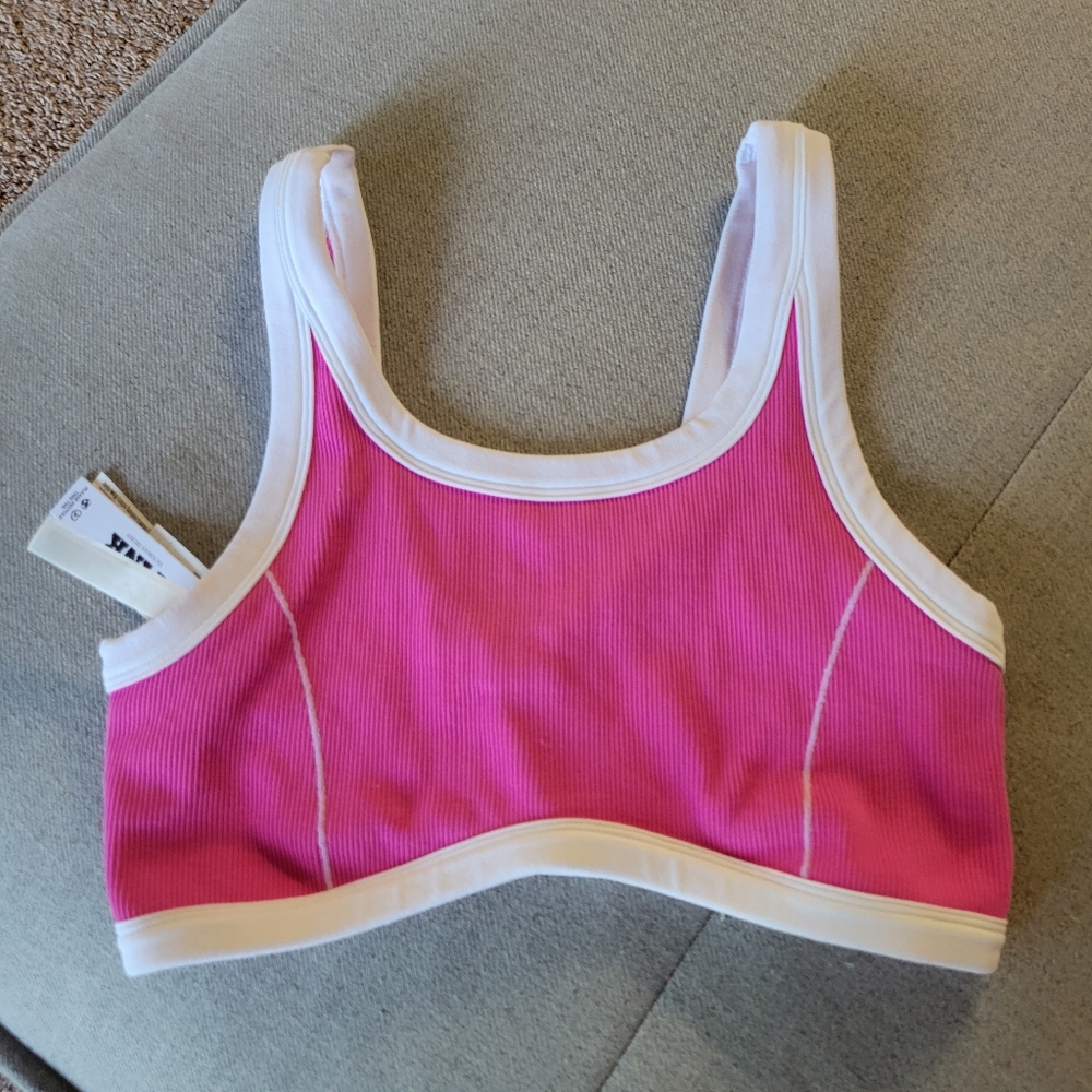 NWT PINK The Wave Seamless Contour Sports Bra, L - DD